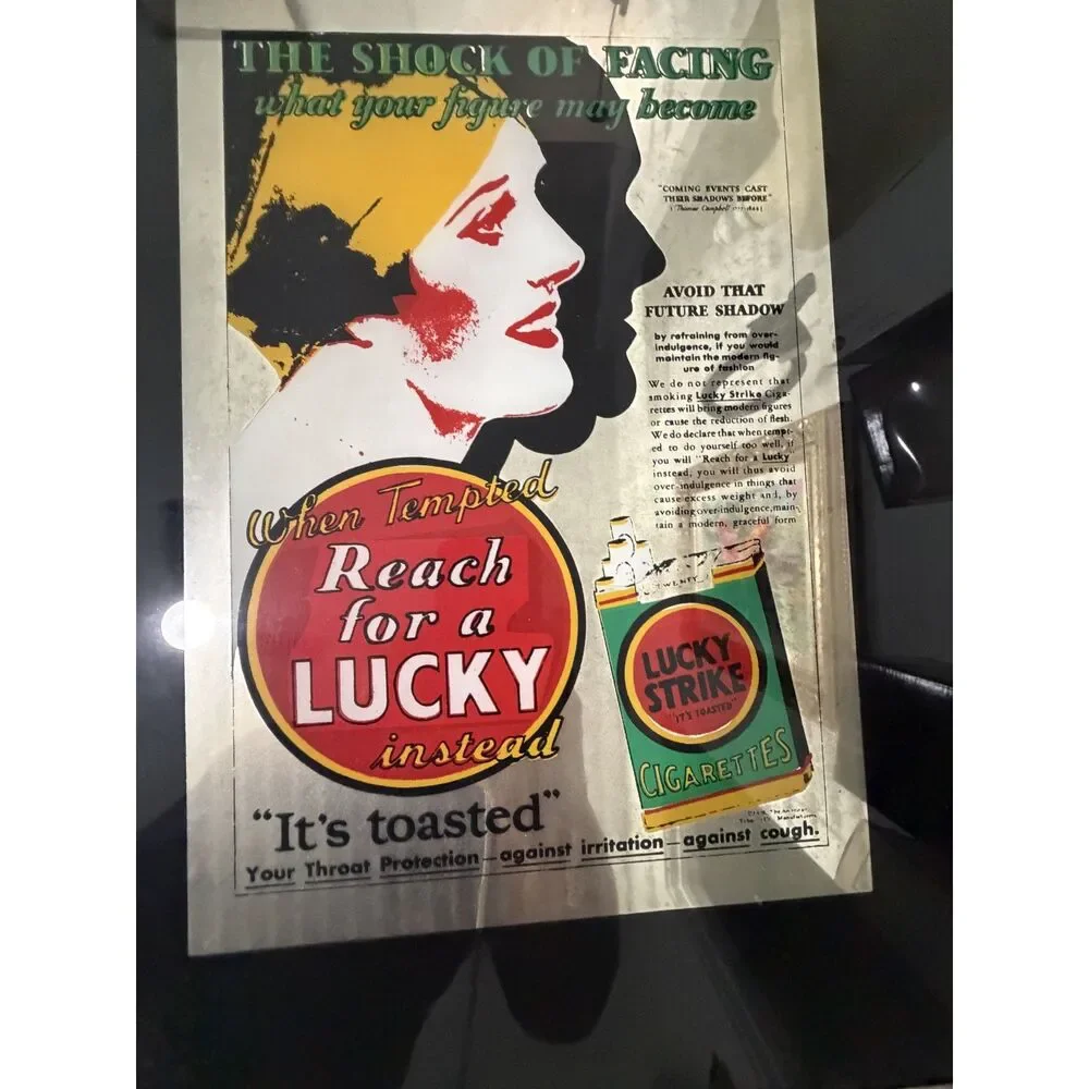Vtg. Lucky Strike cigarettes  